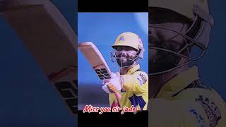 #i miss you sir #jadeja csk team#