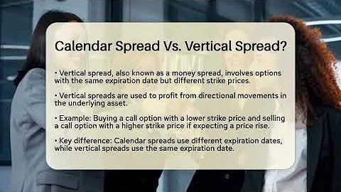 Calendar Spread Vs. Vertical Spread? - Stock and Options Playbook