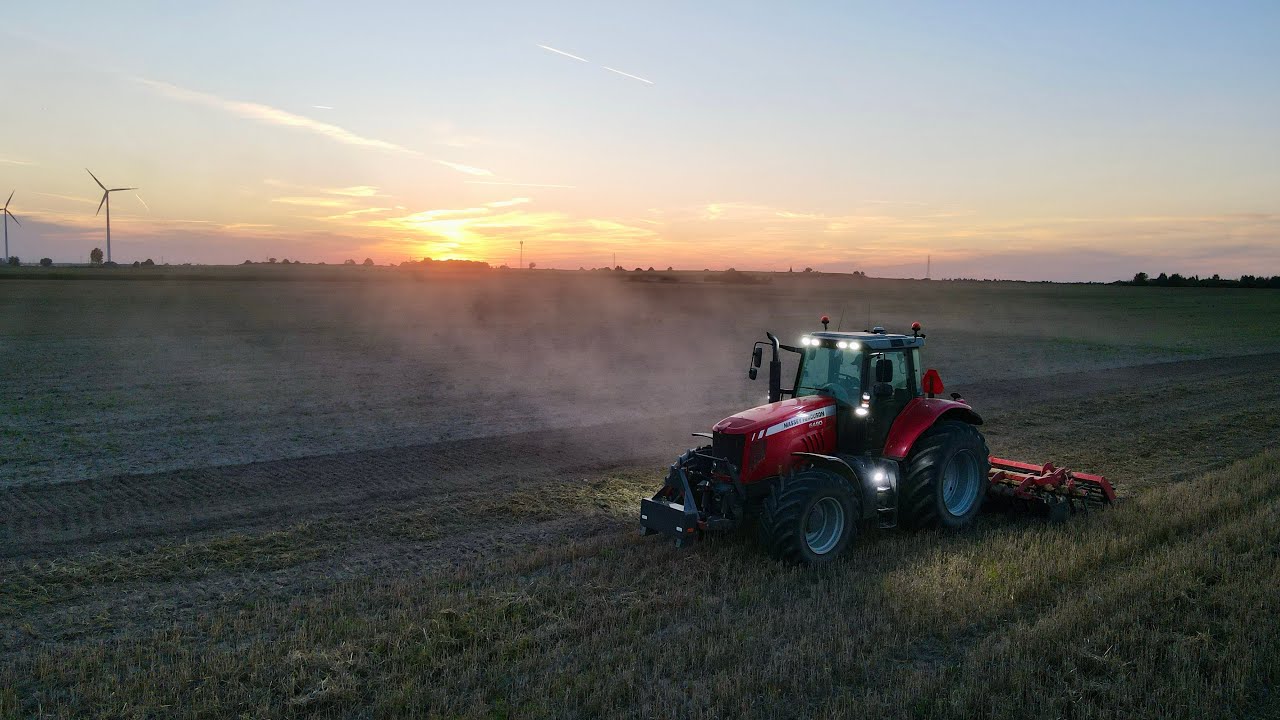 Talerzowanie 2024 Massey Ferguson 6490🚜 grano 4.0