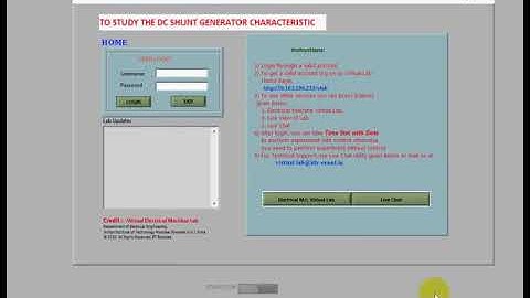 Load Characteristics of DC shunt generator