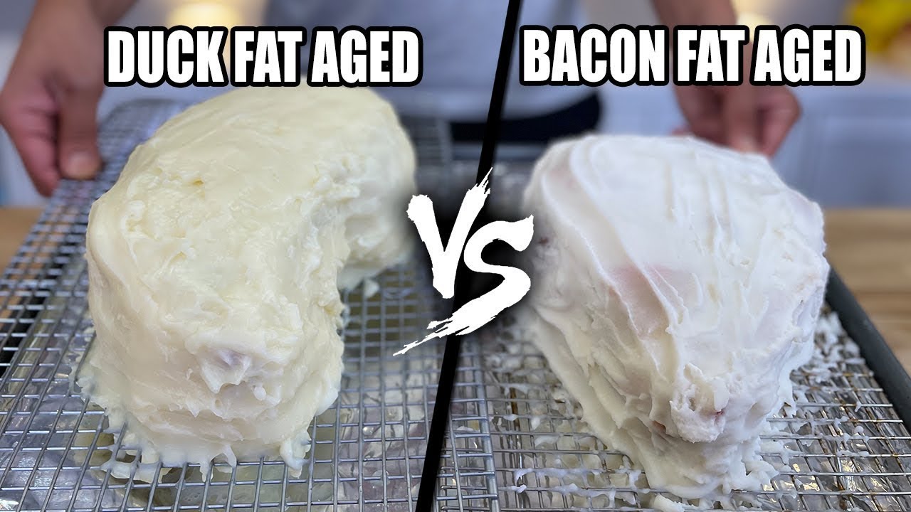 Aging Steak in Bacon Fat VERSUS Duck Fat // Blind Taste Test | HellthyJunkFood