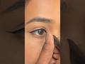 How to apply a perfect winged liner on both eyes #eyeliner #beginners #shorts #trending #makeup