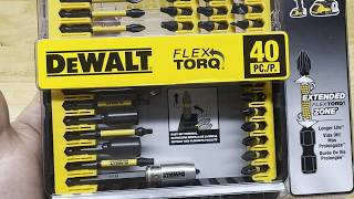 DeWalt 40 Piece Bit Set -- DWA2T40IR #chaotic #unboxing