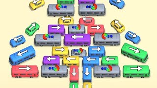 Bus crazy Traffic Jam Puzzle Level 68 Solution Walkthrough