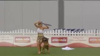 Saša Vavrová and Yasi  Heelwork, 5. place Dog Dance World Championship