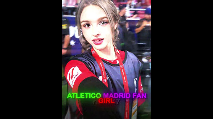 Atletico Madrid Fan Girl Cheering But....... 🥶 #edit #viral #football