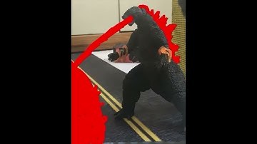 Godzilla’s atomic Breath ( Stop Motion )