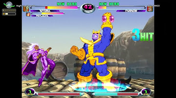 MvC2: Skarm - Thanos (15%) 1v3 Comeback vs MSP (180%) [Romneto] .:9.7.25:.