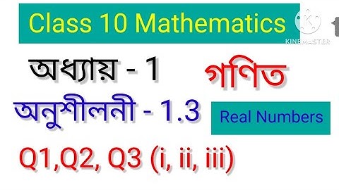 Class 10 maths chapter 1 exercise 1.3 // Class 10 maths exercise 1.3 Q1 Q2 Q3 Assam (Real Numbers)
