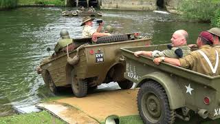 Mapledurham at War June 2018 including Ford GPAs In The Water