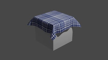 Blender 2.8 how to make table cloth in 3 minutes