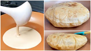 How To Make Liquid Dough Roti | No Kneading No Rolling