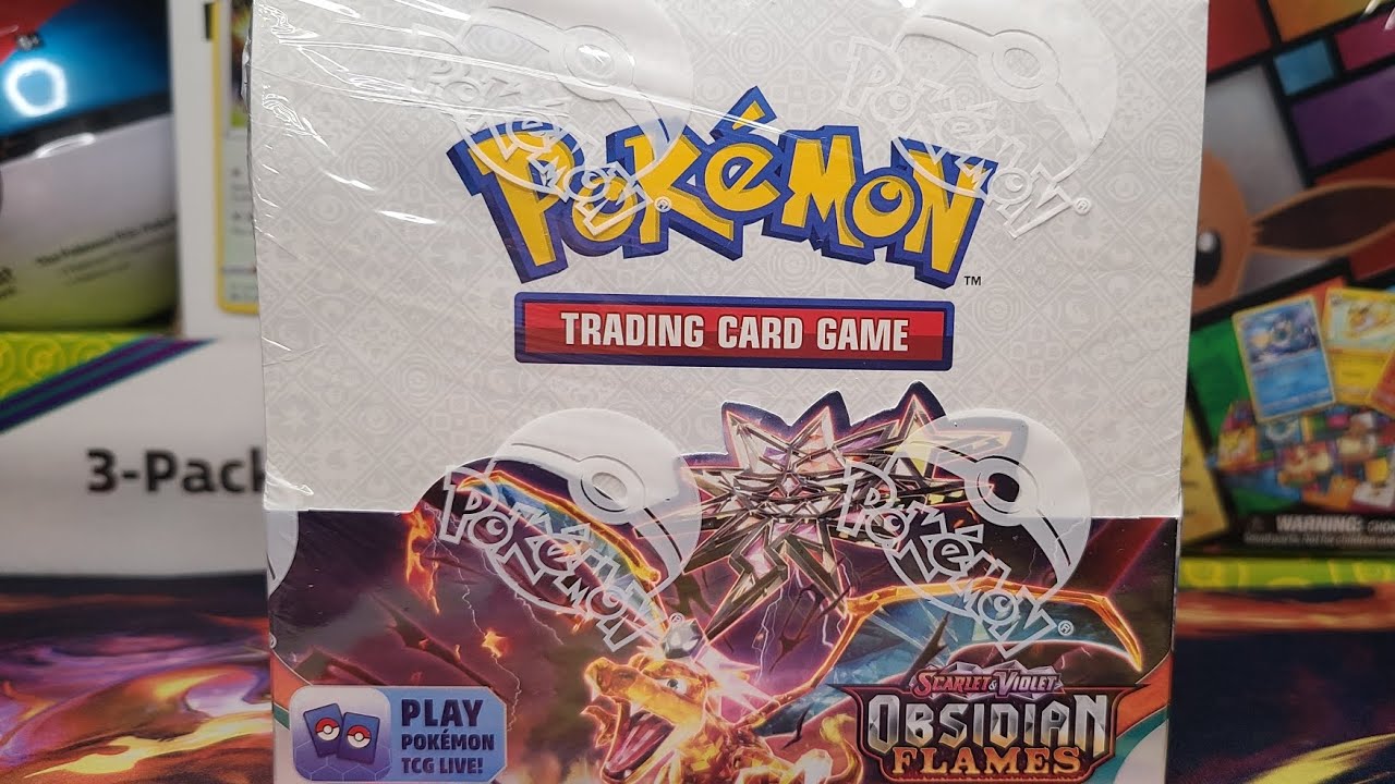 obsidian flames 36 pack booster box Full Factory Sealed carton of Pokemon Packs Deegan's New Ross The glittering Terastal phenomenon imbues some Pokmon ex like Tyranitar Product Review! Obsidian Flames 36X