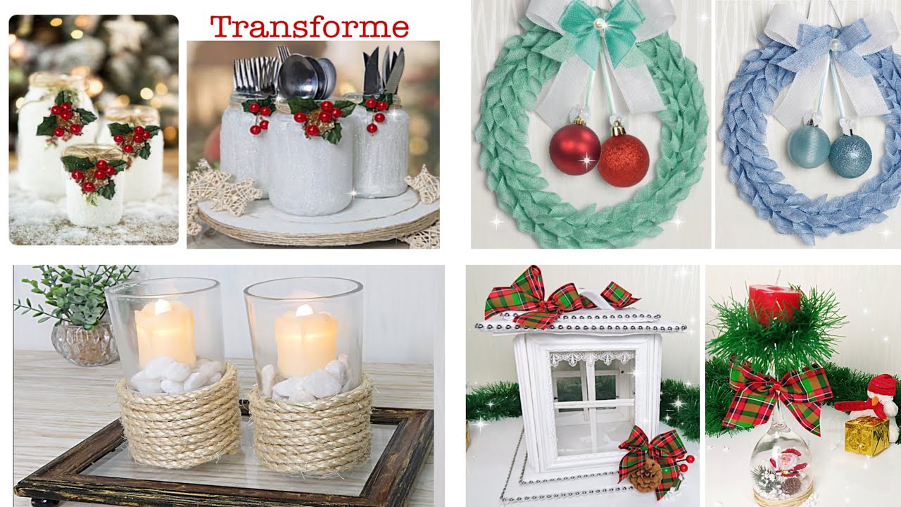 IDEIAS LINDAS GASTANDO POUCO - NATAL DO LIXO AO LUXO