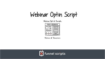 Webinar Optin Script - FunnelScripts.com