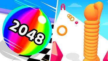 Ball Run 2048 | Long Neck Run - All Level Gameplay Android,iOS - NEW APK UPDATE