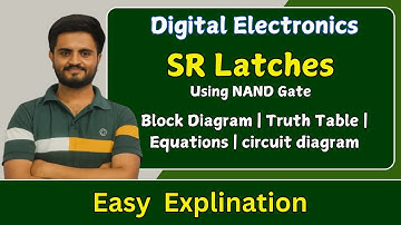 SR Latch Using NAND Gate | digital electronics|  All Universities
