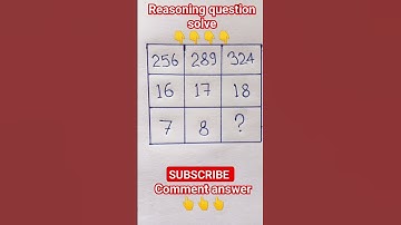 Reasoning question solve this question ❓#shorts #viral #education #reasoning
