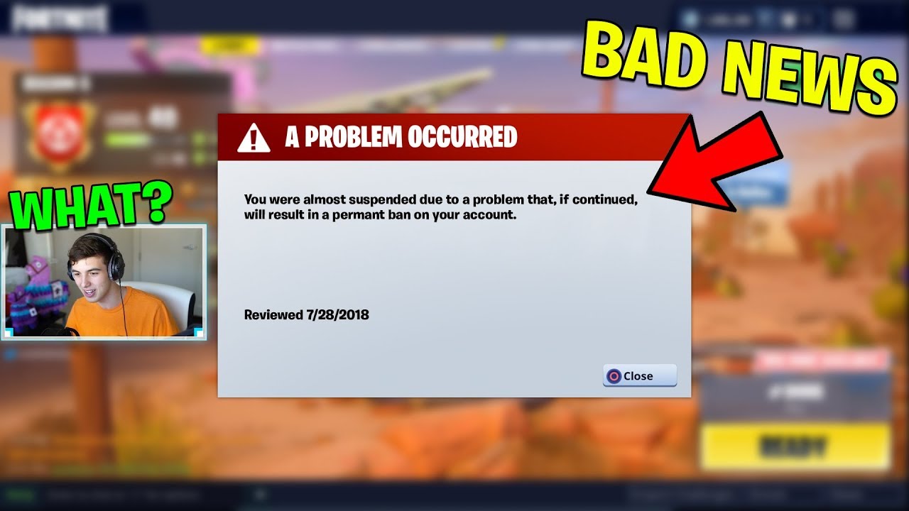 Epic Games Almost Banned Me For This Video Fortnite Battle Royale Youtube