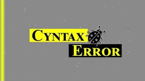 C Programming Tutorial For Beginners | Variables | Cyntax Error