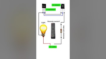 Ir sensor remote control circuit #shorts #youtubeshorts #viral #pbexperiment