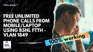 Free unlimited phone calls from mobile/laptop using BSNL FTTH - [VLAN 1849] screenshot 5