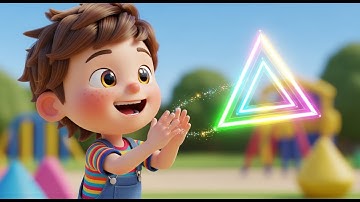 Tap the Triangle Before It Hides | Fun Shape Songs and Learning Rhymes