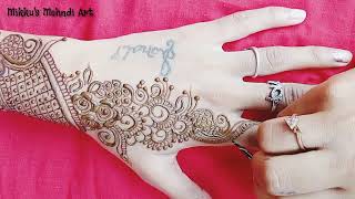 Rakhi & Teej special mehndi||Simple mehndi designs||Front hand mehendi design||Arabic mehndi designs