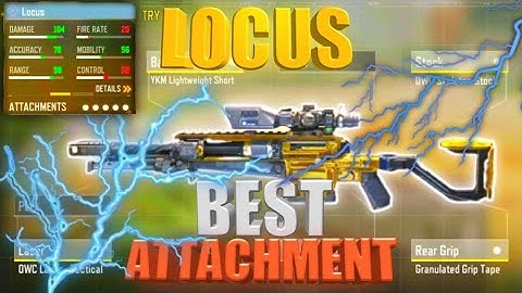 LOCUS BEST ATTACHMENT+FAST SCOPE AND HIGH DAMAGE| COD MOBILE BEST SNIPER GAMEPLAY