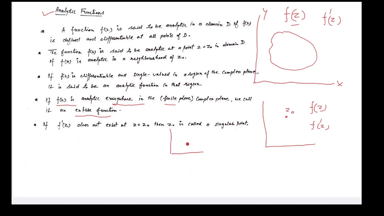 Analytic function 1 - YouTube