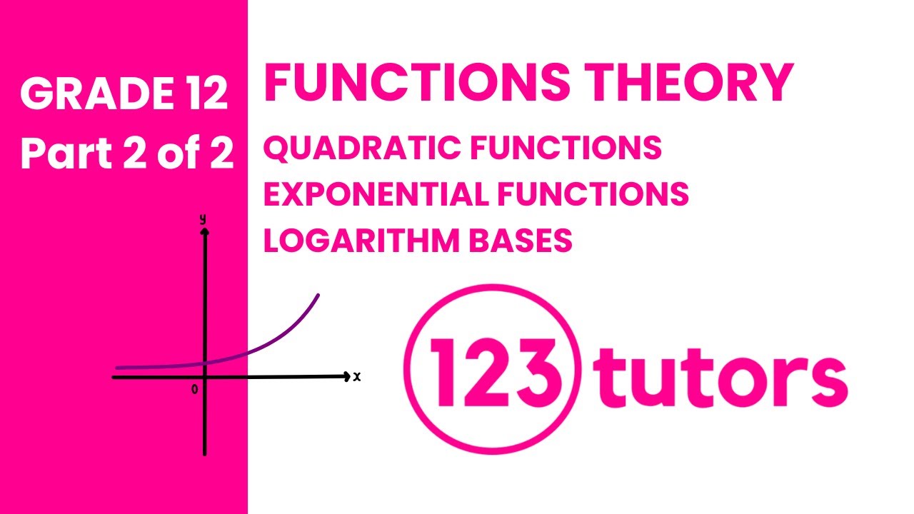 P2 || Grade 12 Functions Theory Part 2 with 123tutors - YouTube