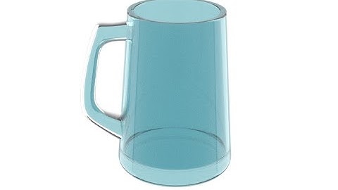 How to create a beer mug using sweep 2 with rhino 7 0.