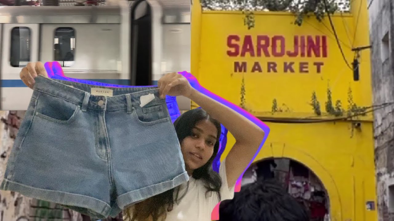 SAROJINI NAGAR VLOG!!! Avg day in life of a DU student !!