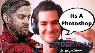 Andrew Garfield Responds To Tobey Maguire Leaked Image | Spider-Man: No Way Home