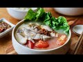 The BEST Fish Broth Recipe / How to Cook No Milk Fresh Fish Soup  - 鱼片汤
