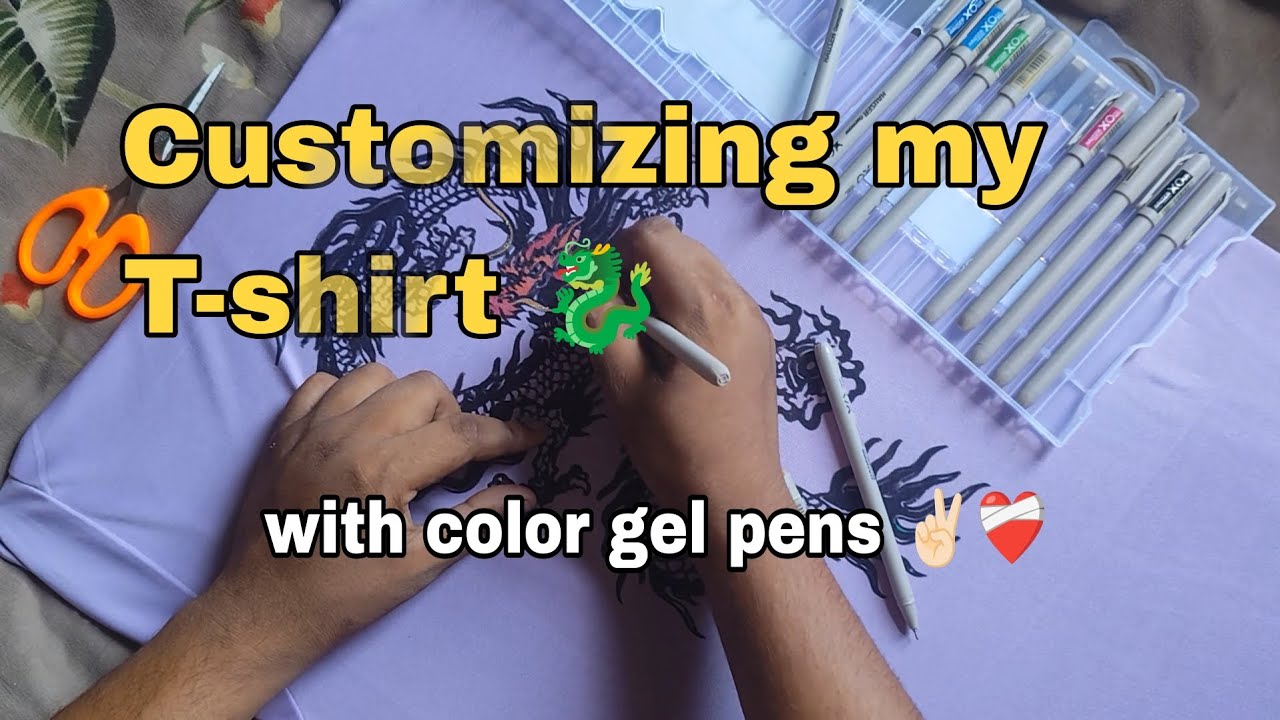 🎨 **Custom Dragon T-shirt Design | Step-by-Step Art Process** 🎨