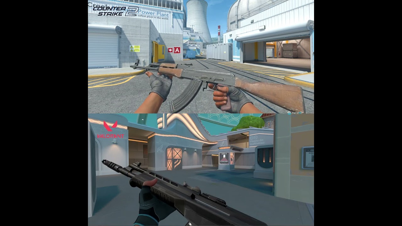 CS2 vs Valorant AK47