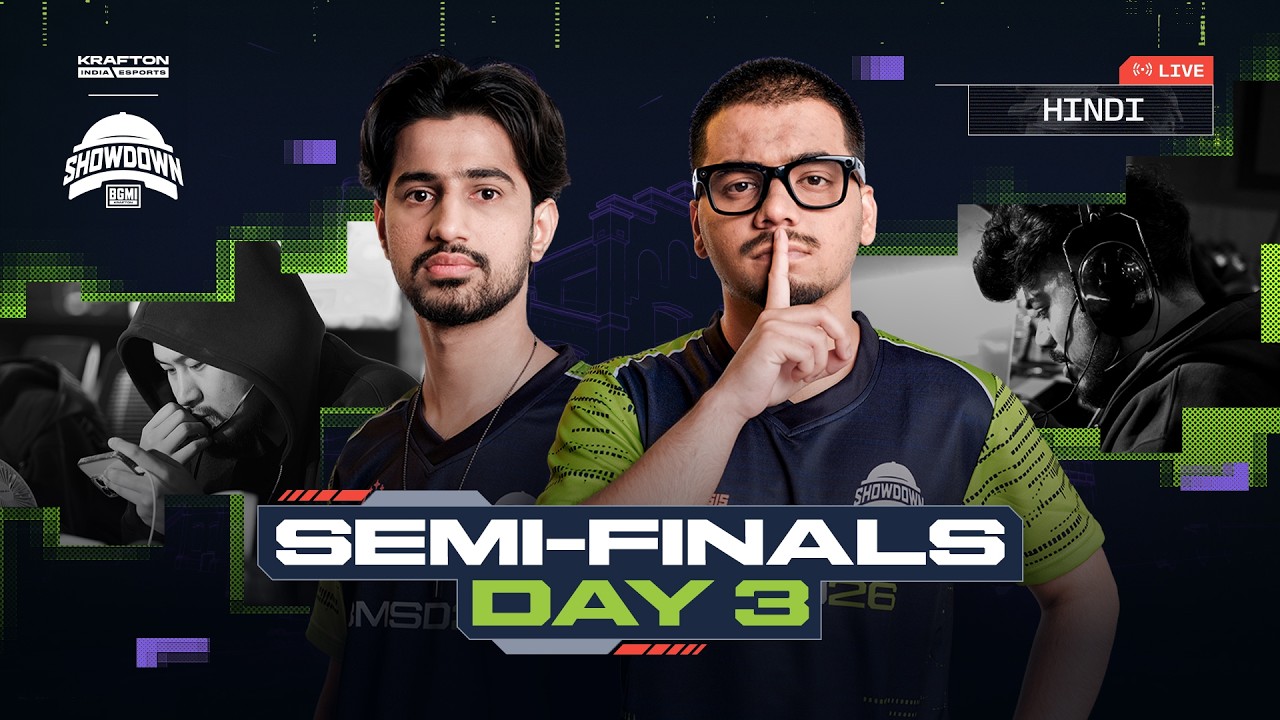 [HINDI] BMSD 2026 | Semi-Finals | Day 3 #BGMILIVE