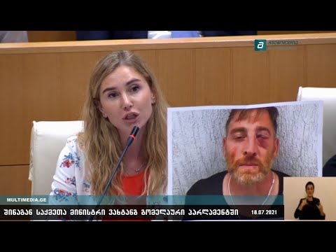 პარლამენტის სხდომა თინა ბოკუჩავას ხმაურიანი გამოსვლით გაიხსნა