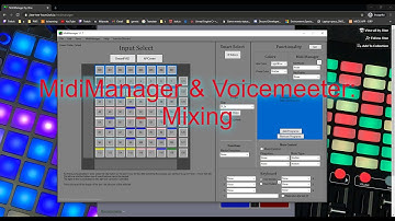 MidiManager & Voicemeeter Tutorial: Mixing the audio from your clips with your mic