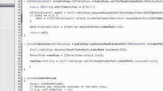 UITableView Programatically Part 2 Wealth