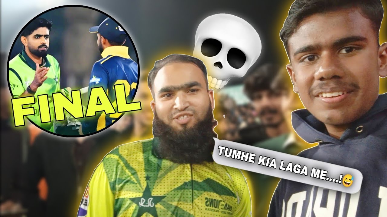 I MET A FAMOUS TIKTOKER AT PAK VS SRI LANKA FINAL