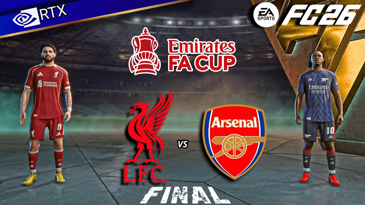 FC 26 - Liverpool vs Arsenal Ft. Isak, Saka | FA Cup 25/26 Final Full Match | PC™ [4K60]
