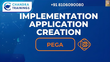 Create NEW impl application ||Operator ID||New Pega Batch OCT 27 2025||Call/WApp +91 8106090080#pega