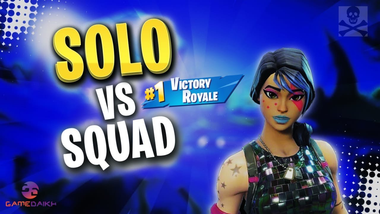 Fortnite - Playing with Random Squad but as a Solo Vs Squad 🔥 # ...