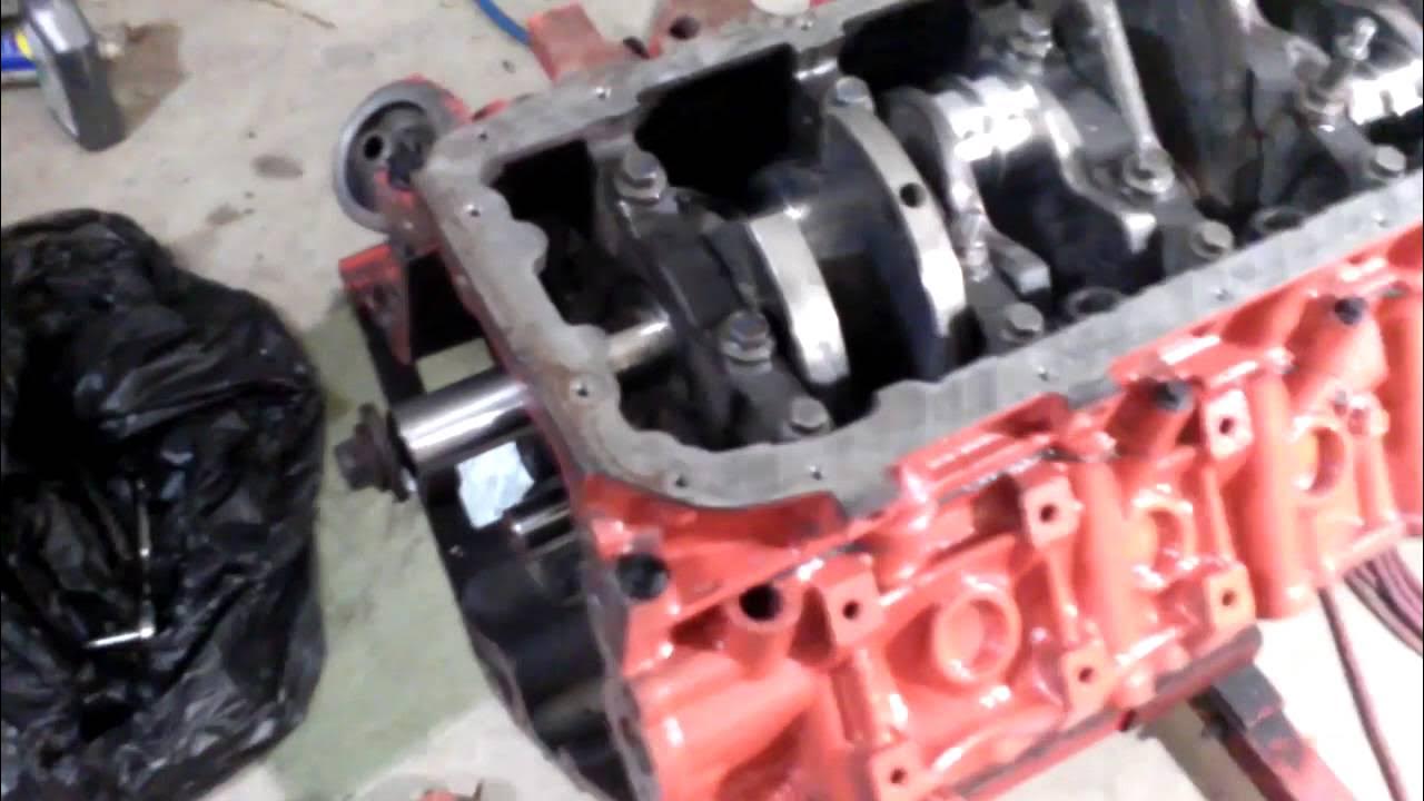 4 7 rebuild installing crankshaft dodge jeep chrysler part 5
