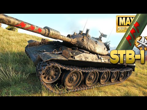 Видео: STB-1: Pro с двумя большими играми - World of Tanks