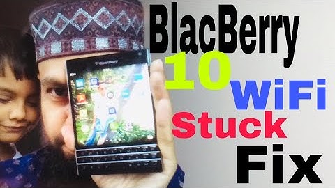 How to fix blackberry wifi stuck problem forever!Initial Setup fix blackberry @rtechofficial247