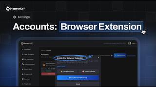 Settings: Accounts - Browser Extension