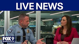LIVE NEWS | Minneapolis Police Chief O'Hara; government shutdown latest; Vikings coach presser